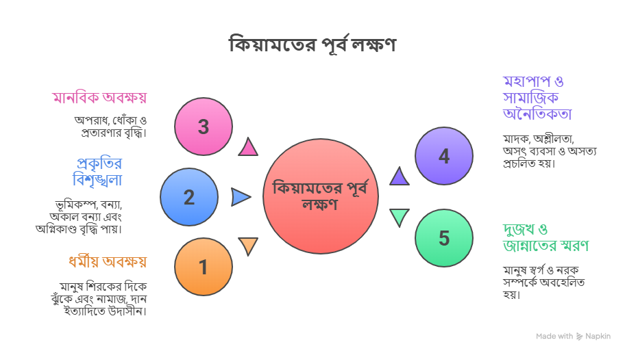 কেয়ামতের লক্ষণগুলো কী কী
